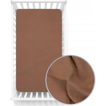 Prostěradlo PROSTĚRADLO MUŠELÍNOVÉ PREMIUM DO POSTÝLKY Forever 58x110 cm