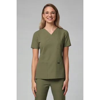 Dámská mikina Dámská zdravotnická Mikina LuXmi - Olivově zelená (Aténská Oliwka) XS