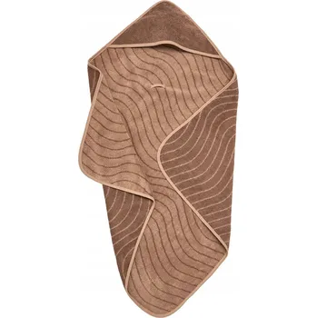 LEANDER - ručník s kapucí , hliněný