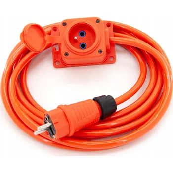 Elektrická zásuvka PRODLUŽOVACÍ KABEL STAVEBNÍ IP44 5M 3X2,5 230V ZÁSUVKA