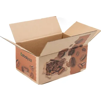 Obalový materiál 100 ks - Kartonová krabice 300x200x150 3VVL klopová, digitální tisk