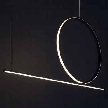 Závěsné stropní svítidlo moderní LED lišta lampa nad stůl 120 cm 31W 4000K