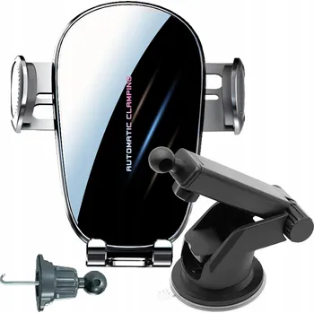 SILNÝ DRŽÁK DO AUTA 360° OTOČNÝ NA TELEFON SKLO PALUBNÍ DESKA VENTILACE