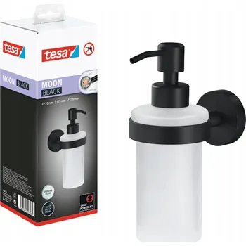 Dávkovač mýdla Ruční nástěnný dávkovač mýdla Tesa 200 ml černý