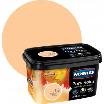 barva na zeď Nobiles Latexová Barva na zeď 2,5 l Podzimní meruňková matná