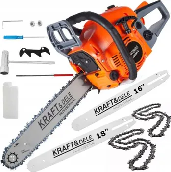 Motorová pila Řetězová pila Kraft&Dele 1000 W / 5,9 HP
