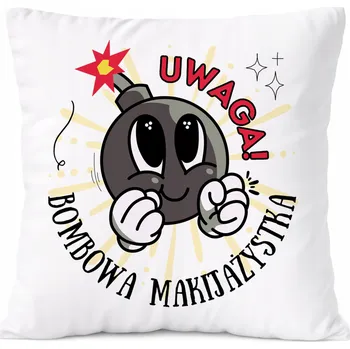 Polštář Dárek Polštář pro elektroradiology s potiskem , bílý