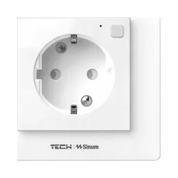 Elektrická zásuvka Elektrická Zásuvka na dálkové ovládání Tech Sterowniki bílá