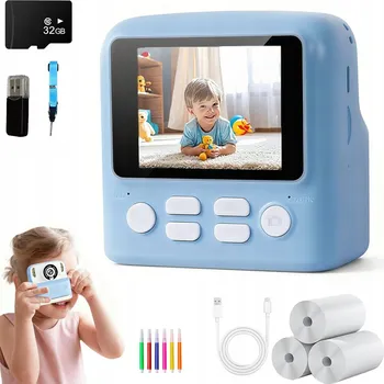 Digitální fotoaparát MINI TEPELNÁ TISKÁRNA S FOTOAPARÁTEM + 3 ROLE PAPÍRU