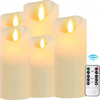 Svíčka LED SVÍČKY BEZ PLAMENE ELEKTRICKÉ SVÍČKY S EFEKTEM PLÁPOLAJÍCÍHO SVĚTLA