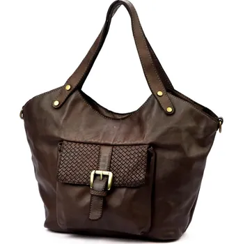 Kožená kabelka VS hnědá KZ2256033