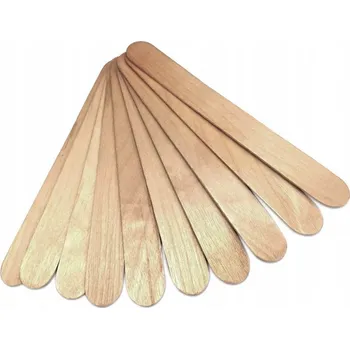 Dřevěné špachtle na vosk ItalWax x 60 ks