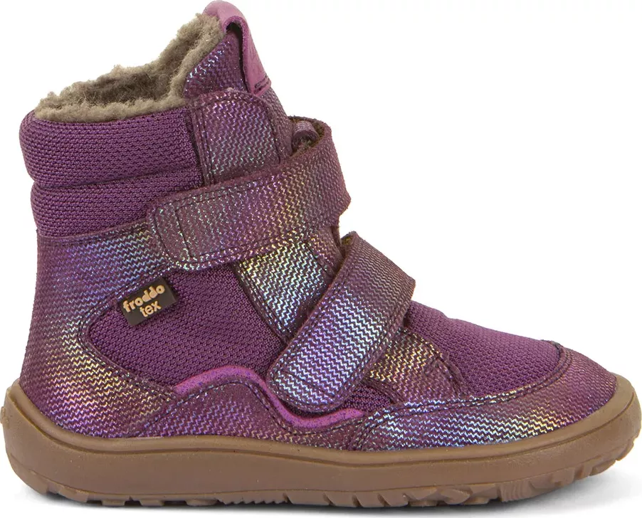 Zimní vysoké barefoot boty Froddo Tex - multicolor 23