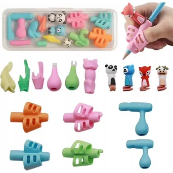 Sada pera s tužkou SADA DRŽÁKU NA TUŽKU, NÁSTAVCŮ NA TUŽKY A PROPISKA PRO VÝUKU PSANÍ A KOREKCI DRŽENÍ