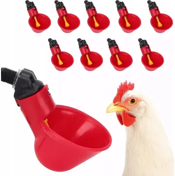Napáječka pro ptáka Automatická napáječka pro drůbež, kuřata - 10 Ks