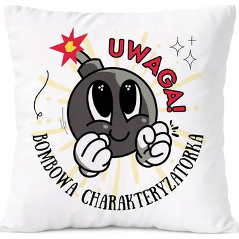 Polštář Dárek Polštář pro elektroradiology s potiskem , bílý