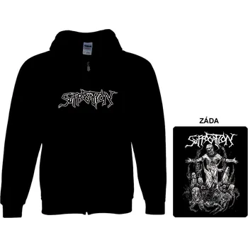 Pánská mikina Suffocation - mikina s kapucí a zipem