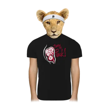 Chlapecké tričko Bastard Born to punk dětské sportovní tričko Black