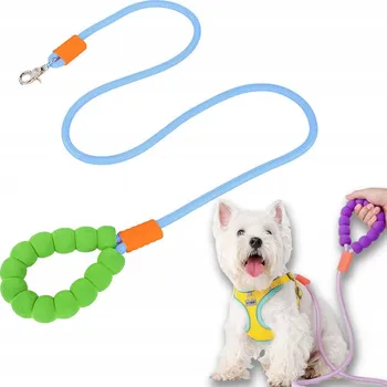 Vodítko pro psa VODÍTKO PRO PSA TRENINGOVÉ VODÍTKO PROCHÁZKOVÁ UNIVERZÁLNÍ POHODLNÁ SILNÁ 50 kg