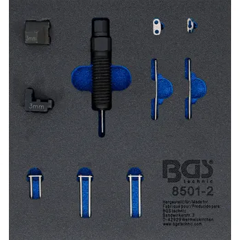 Vrták Vložka do zásuvky 1/6 pro sadu nýtovačky rozvodových řetězů, BGS 8501