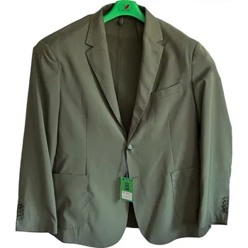 Pánské sako MAXFORT sako pánské AGENTE stretch nadměrné velikosti 5XL tmavě zelená