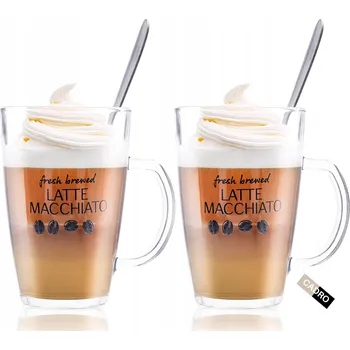 Sklenice Sklenice na latte Cadro 300 ml 2 ks