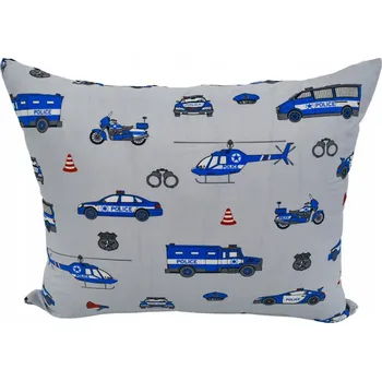 Povlak na polštářek Povlak na polštáře 60 x 40 cm Głęboki Sen Policie/Policejní vůz