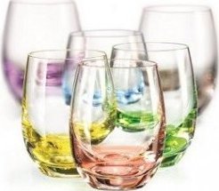 CRYSTALEX Sklenice na nealko RAINBOW (SPECTRUM)CLUB 300ml 6ks * (Cena za balení 6 kusů)