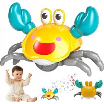 HRAČKA ELEKTRICKÝ KRAB S ČIDLEM PRO VYHÝBÁNÍ SE PŘEKÁŽKÁM PRO DĚTI