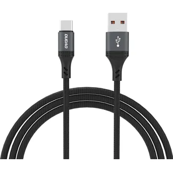 Počítač Kabel Dudao L3ST USB-A - USB-C 5A 1,2 m opletený - černý