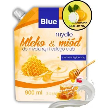 Mýdlo Tekuté mýdlo BLUE – náhradní náplň BAVLNA (Bavlna) 900 ml