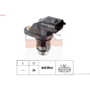 Čidlo automobilu Snímač, poloha vačkového hřídele EPS 1.953.438