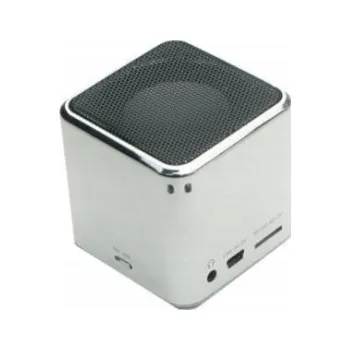 Mini Rádio Přenosný Reproduktor s Rádiem MP3 SD AUX Denver 3W RMS Černý