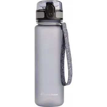 Sportovní tréninková láhev na vodu lahev na pití s odměrkou a náustkem Meteor 0,5 l