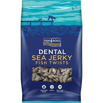 Pamlsek pro psa FISH4DOGS Pamlsky pro psy DENTAL SEA mořská ryba - závitky 500 g