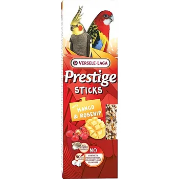 Krmivo pro ptáka Versele Laga Prestige tyčinky s mangem a šípkem pro střední papoušky
