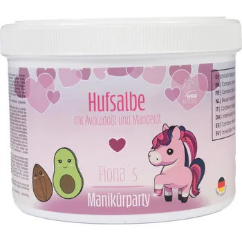 Čištění pro koně Mast na kopyta -Fiona. 500 ml růžová, 500 ml