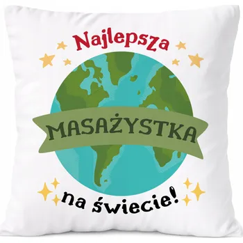 Polštář Dárek Polštář aktivisty s potiskem , bílý PoliDraw