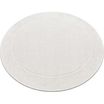 Koberec KOBEREC PRO SISAL SISAL TIMO kulatý 150 cm RÁMEČEK bílý #GR5011