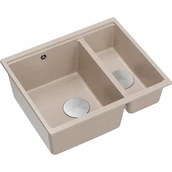 Granitový dřez Dřez jednopůlkomorový Quadron LOGAN 150 granit béžový