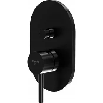 Vodovodní baterie Podomítková baterie černá matná STEINBERG 100 2103 S