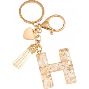 Klíčenka Abeceda - H/Bílá KP-37804