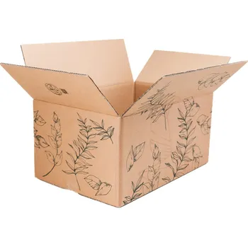 Obalový materiál 100 ks - Kartonová krabice 600x400x300 5VVL klopová, digitální tisk