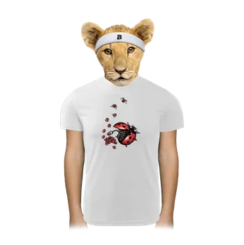 Bastard Ladybird Factory dětské sportovní tričko White