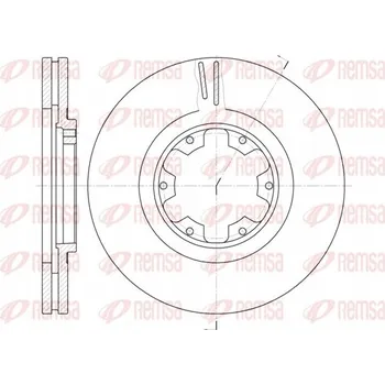 Brzdový kotouč Brzdový kotouč Remsa 6899.10