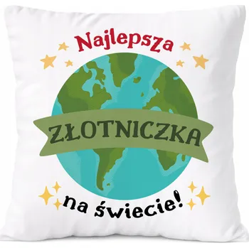 Polštář Dárek Polštář aktivisty s potiskem , bílý PoliDraw