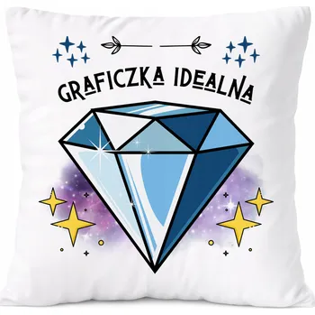 Polštář Urodziny66 Dárek Polštář s potiskem bílý PoliDraw