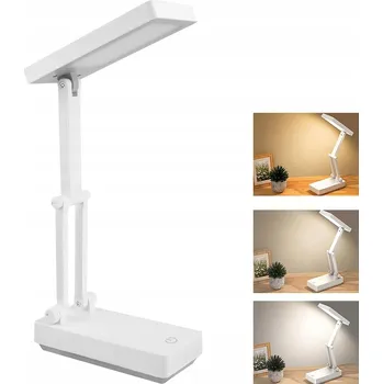 Lampička NOČNÍ LED STOLNÍ LAMPIČKA NA STŮL AKUMULÁTOR SKLÁDACÍ PRO ČTENÍ UČENÍ