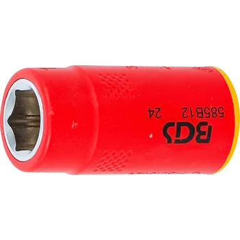 Sada nářadí BGS 35872, VDE nástrčná hlavice šestihranná | 10 mm (3/8") | 12 mm