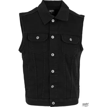 Pánská vesta vesta - urban classics - URBAN CLASSICS - TB514-Black Dark